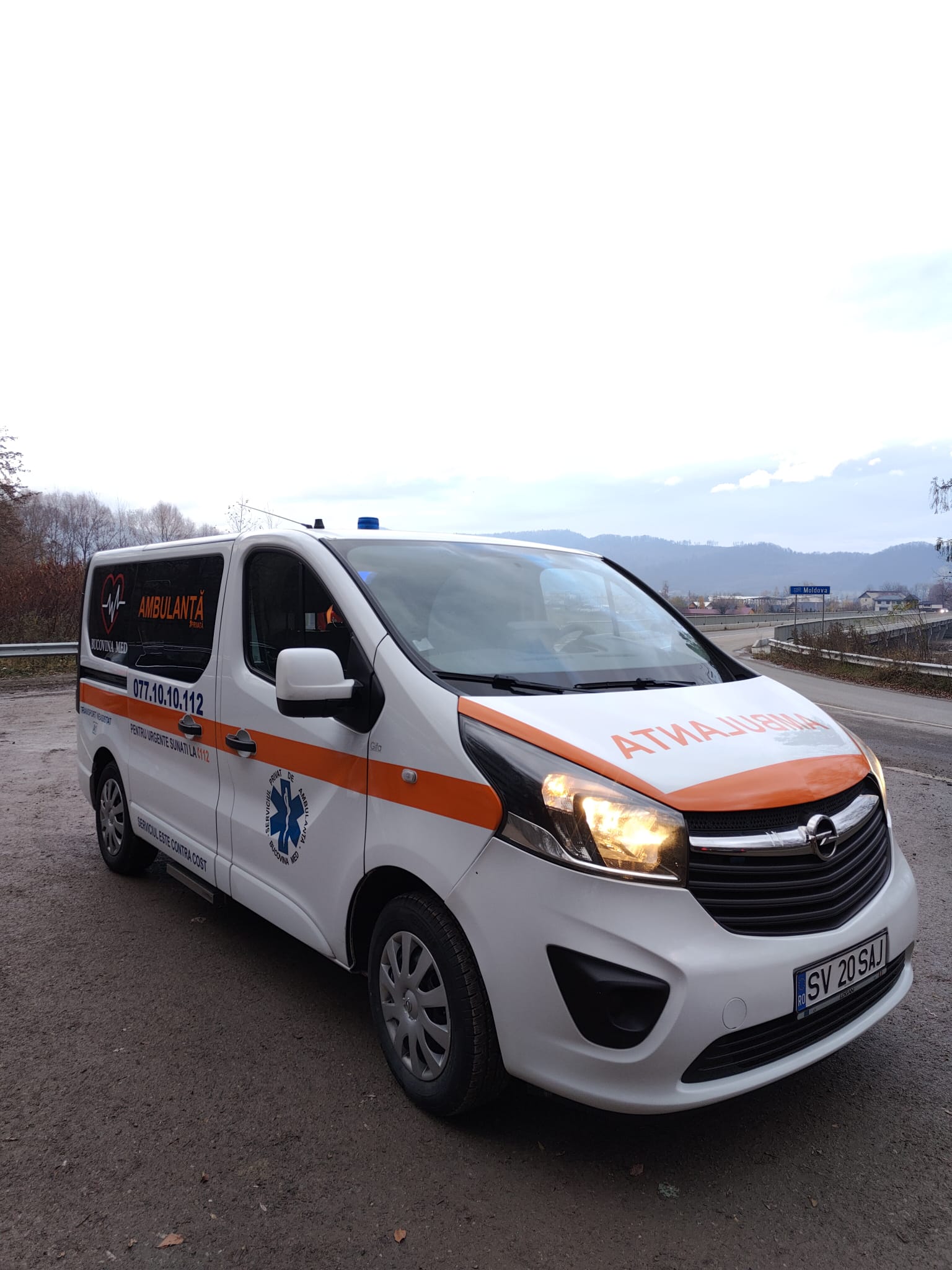 Ambulance background